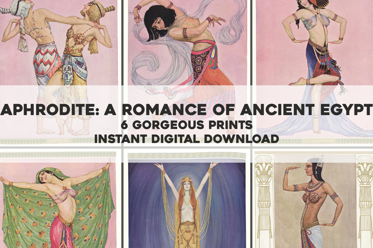 1920s Artworks of Aphrodite Vintage Image Bundle