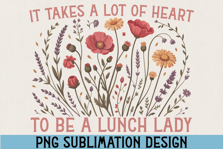 It Takes a Lot of Sparkle to Be a Lunch Lady PNG Sublimation example image 1
