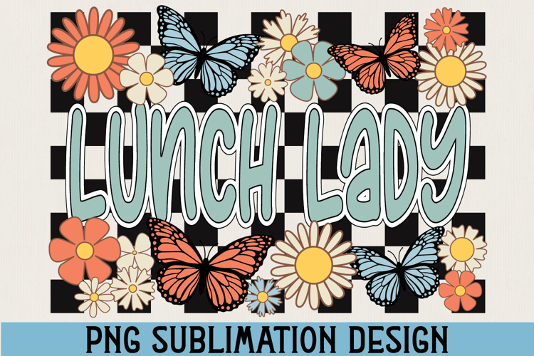 Lunch Lady PNG Sublimation