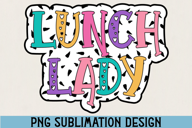 Lunch Lady PNG Sublimation