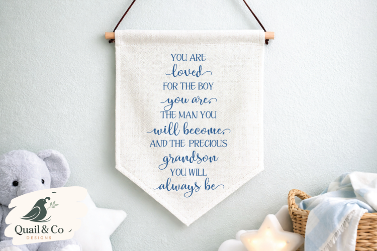 Grandson SVG, Letter to Grandson PNG, Nursery Wall Art JPG