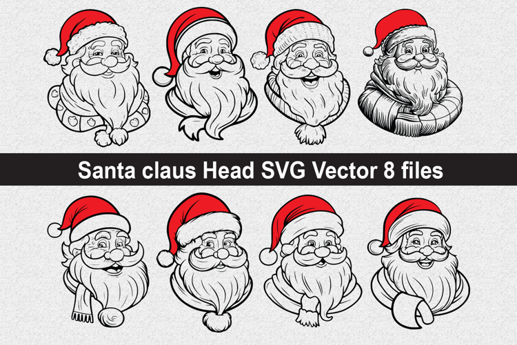 Santa Claus SVG design