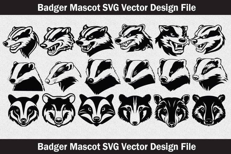 Badger Silhouette Image 11