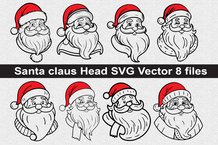 Santa Claus SVG design