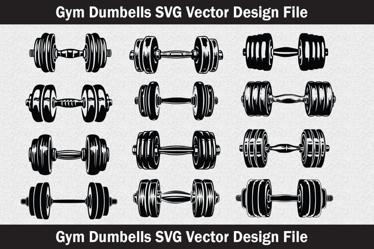 Dumbbell Silhouette Image 15
