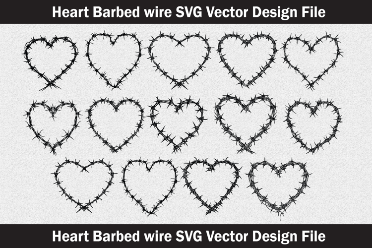 Barbed Wire circle vector Silhouette Svg file