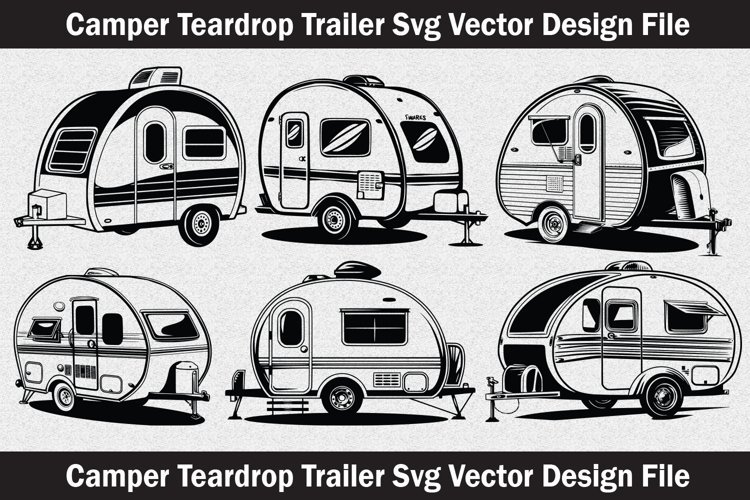 Camper Vector Image 20