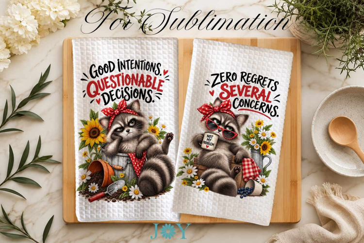 Funny Kitchen Towel Sublimation Design PNG