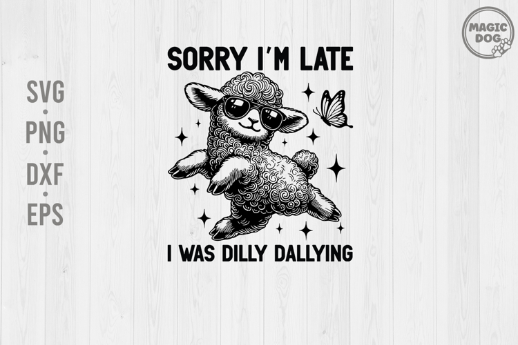 Cute Sheep Clipart Image 2