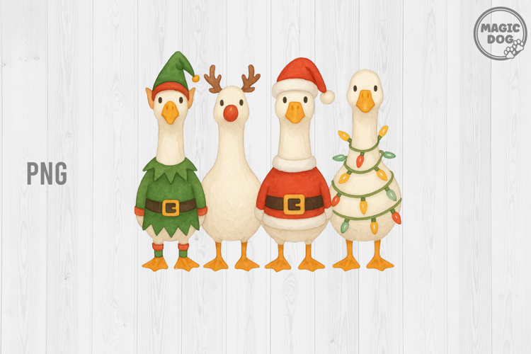 Geese Clipart Image 15