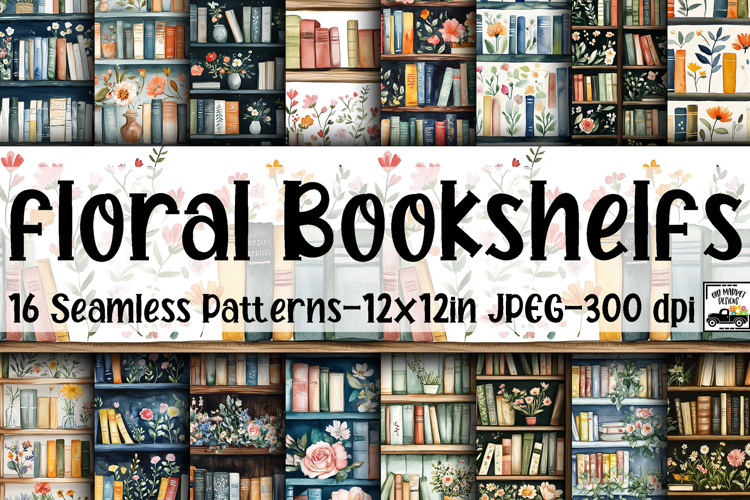 Bookshelf Clipart Image 16