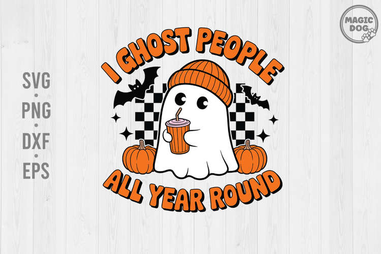 Cute Ghost Svg Image 8