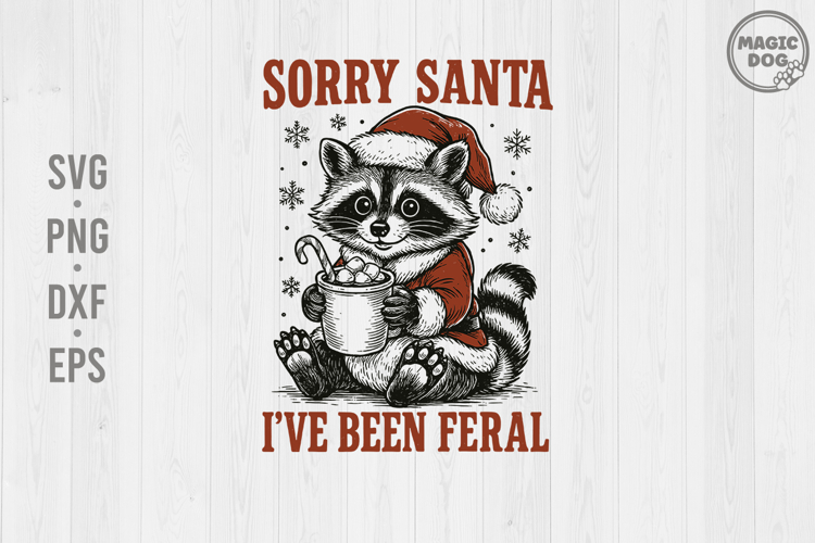 Retro Santa Svg Image 11