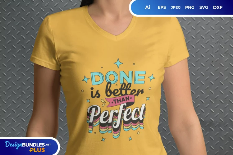 Done is Better Than Perfect SVG