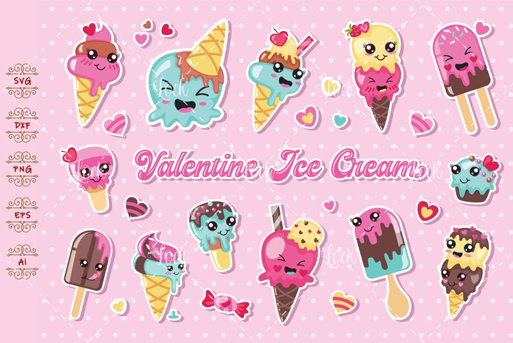 Cute Ice Cream Element example image 1