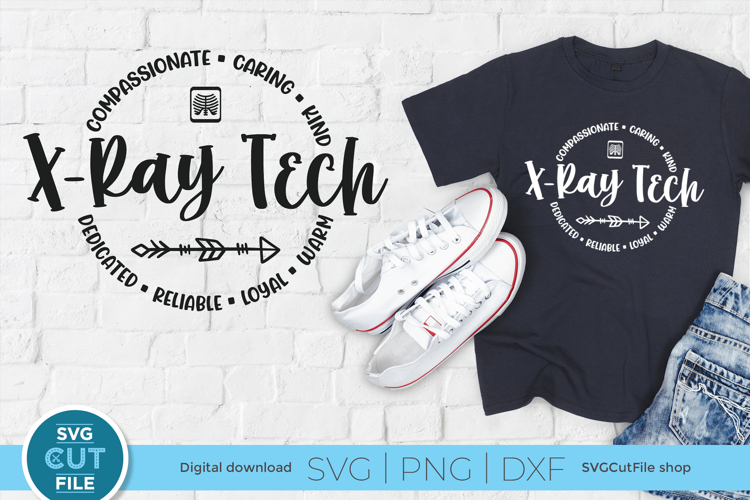 X-ray tech svg, an xray technologist circle art svg