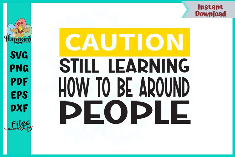 CAUTION LEARNING PEOPLE example image 1