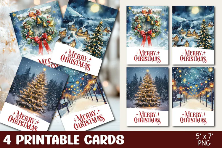 Printable Christmas Cards, Christmas Greeting Cards