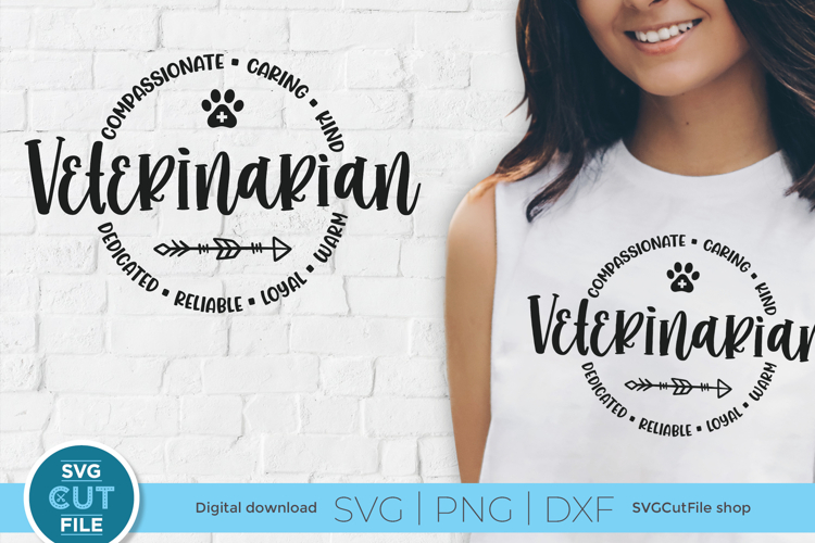 Veterinarian svg for Cricut or Silhouette cutting machines