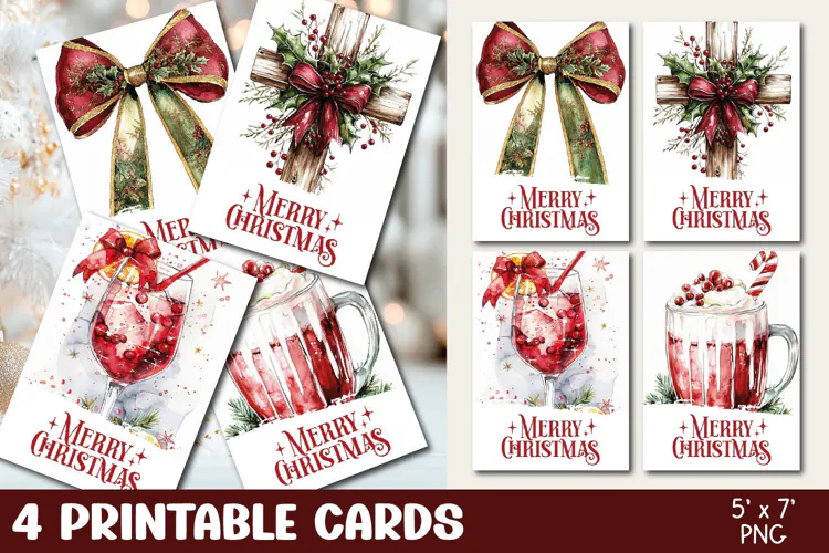 Printable Christmas Cards, Christmas Greeting Cards
