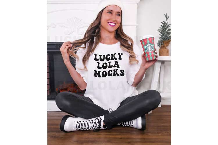 White Tshirt Mockup Image 20