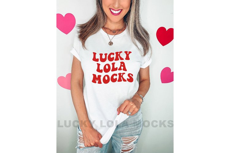 White Tshirt Mockup Image 5