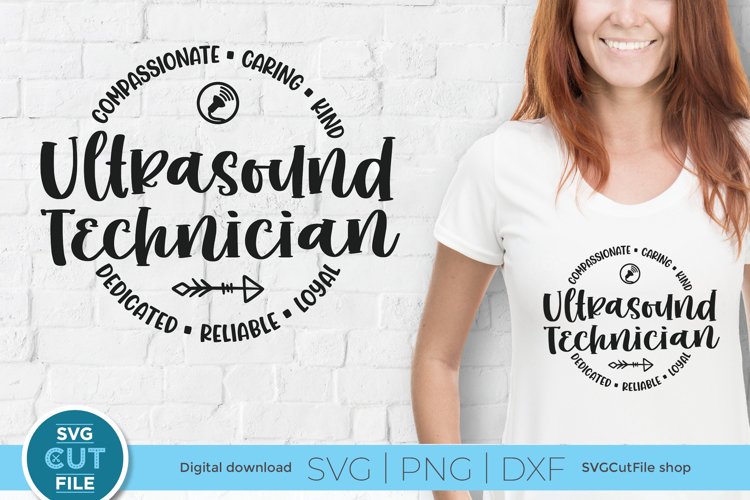 Ultrasound tech svg - a Sonography or Ultrasound svg file