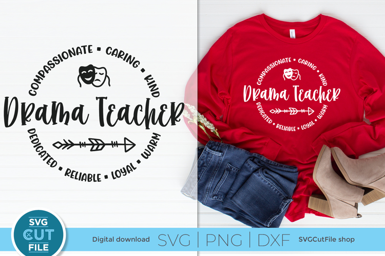 Drama Teacher svg - a speech and drama teacher svg file