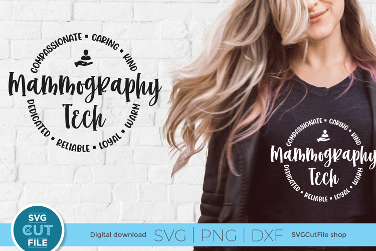 Mammography Tech svg, a mammography technologist svg file