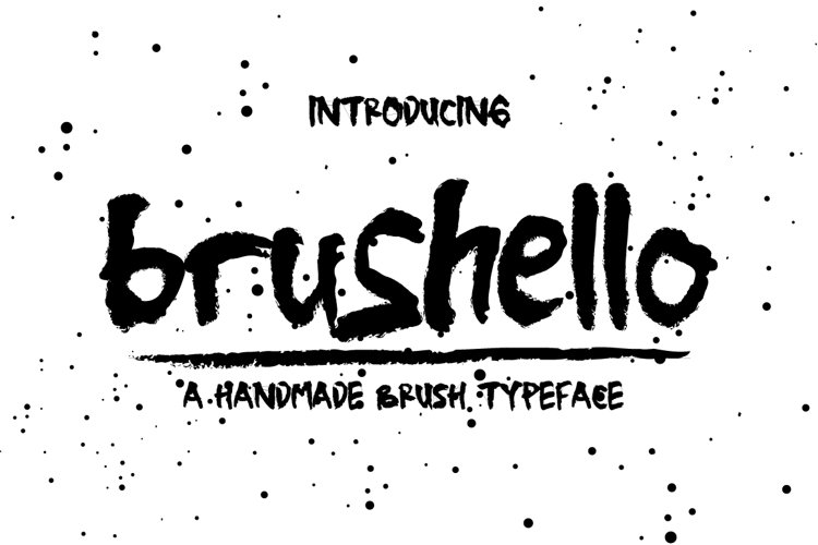 Brushello Typeface example image 1