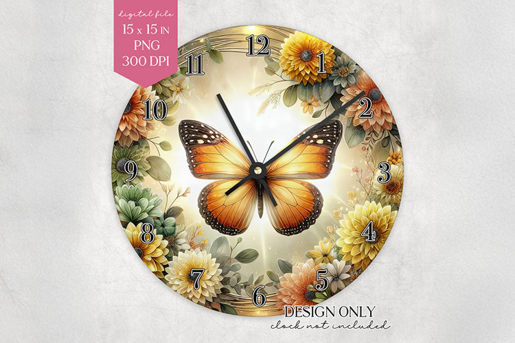 Clock Face Clipart Image 9
