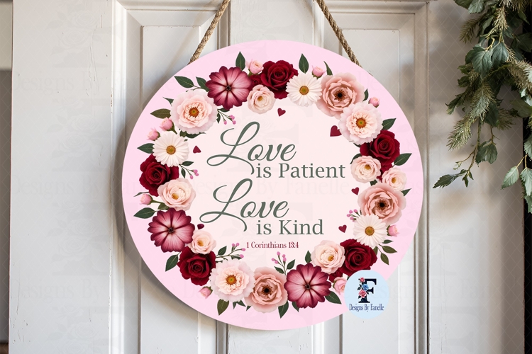 Love Is Sublimation Design, Bible Verse PNG
