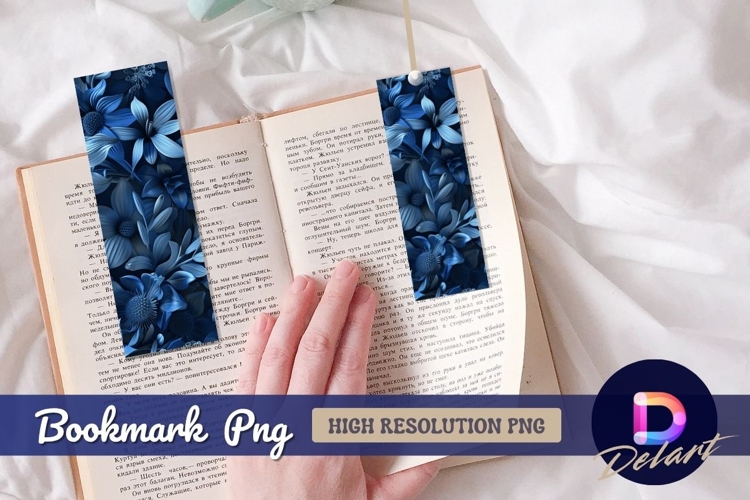 Blue Flowers Clipart Image 6
