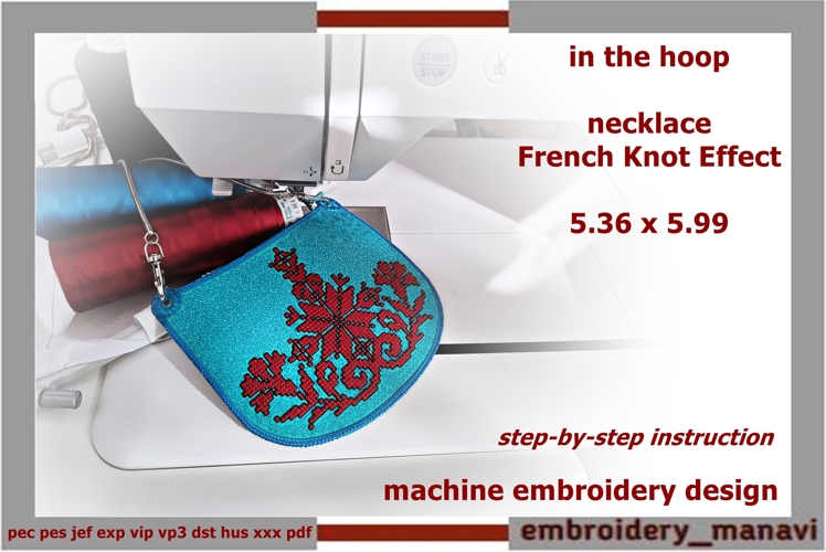 ITH Slavic Alatyr World Tree Necklace Embroidery Manavi 05