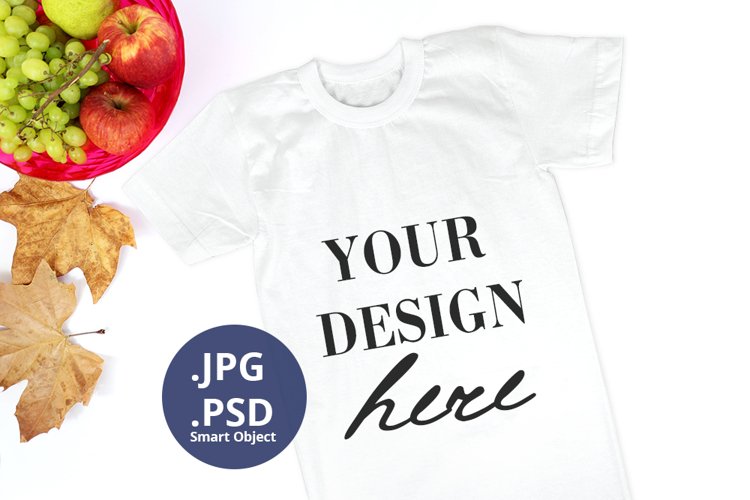 White Tshirt Mockup Image 7
