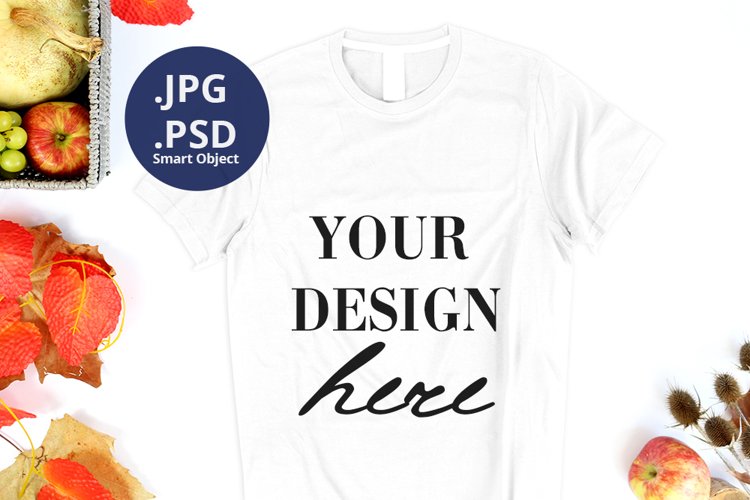 White Tshirt Mockup Image 3