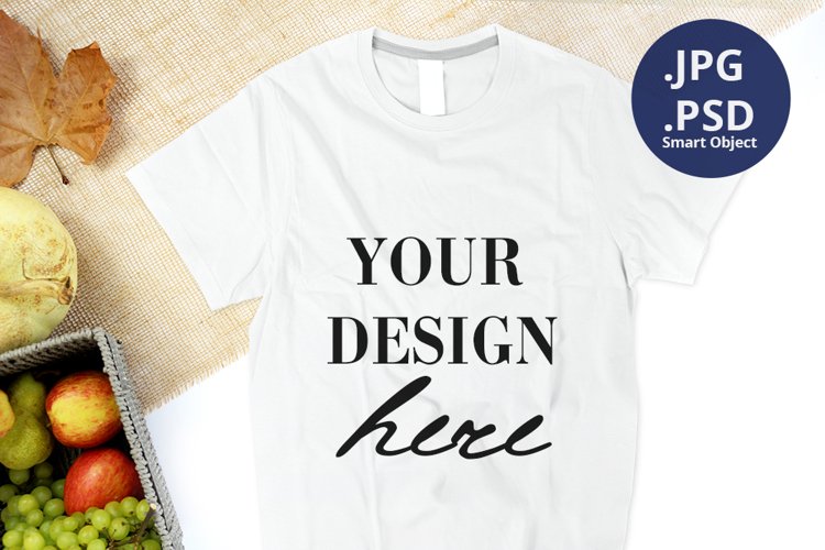 White Tshirt Mockup Image 9