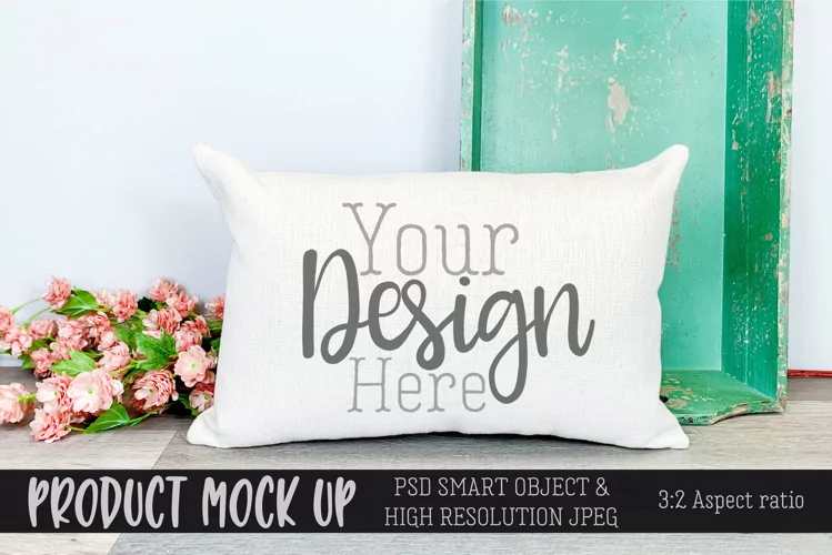 Farmhouse rectangle cushion II MOCK UP | PSD & JPG