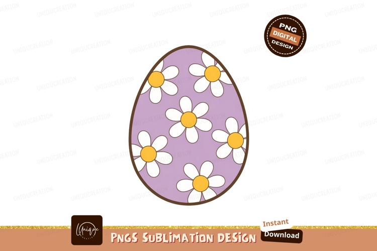 Purple egg white flowers easter