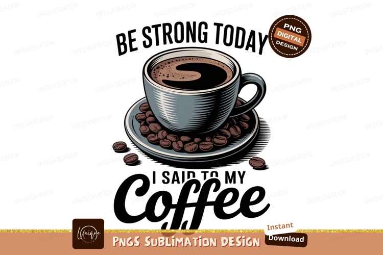 Coffee cup with beans and text saucer beverage