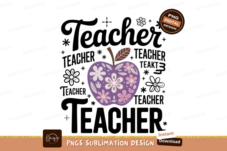 Apple Teacher Clipart Image 12