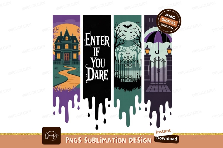 Haunted Mansion Graveyard Rainy Night spooky bats