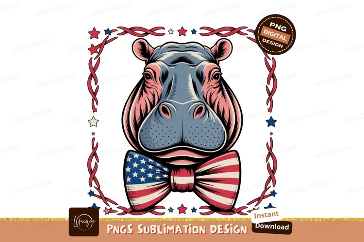 Hippopotamus Clipart Image 10