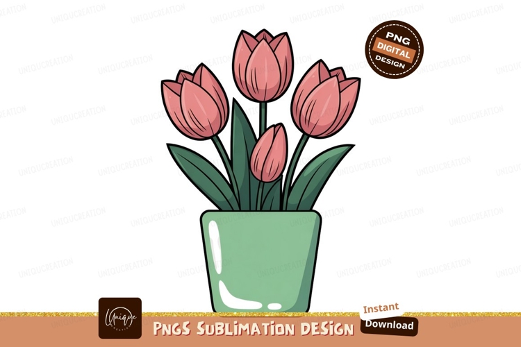 Tulips Clipart Image 5