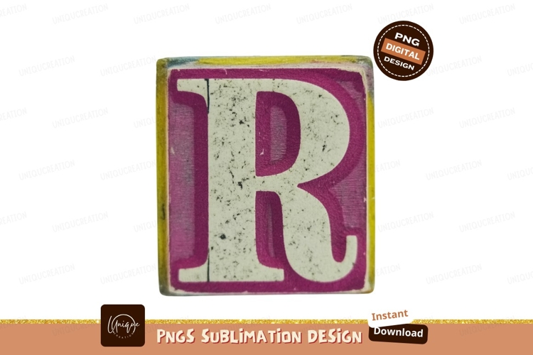 Sublimation Alphabet Image 13