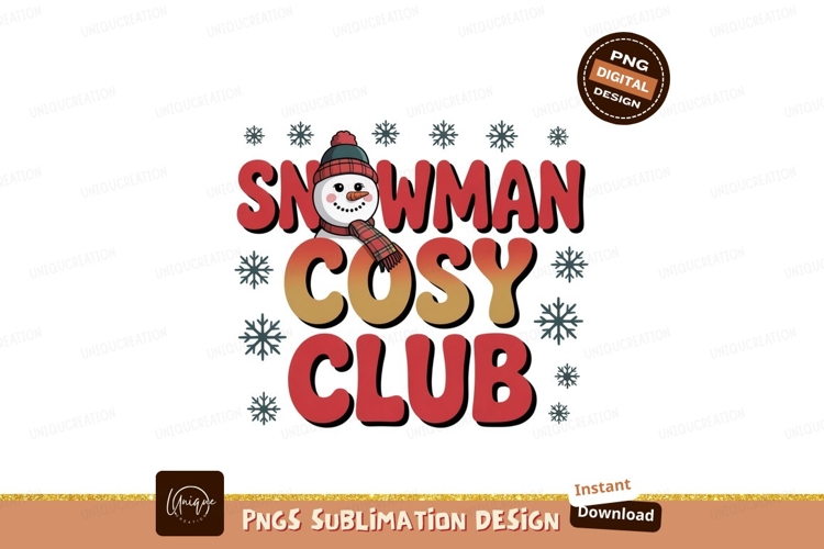 Snowman Sublimation Image 11