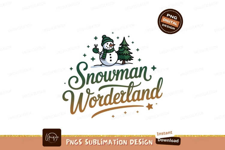 Snowman Sublimation Image 5