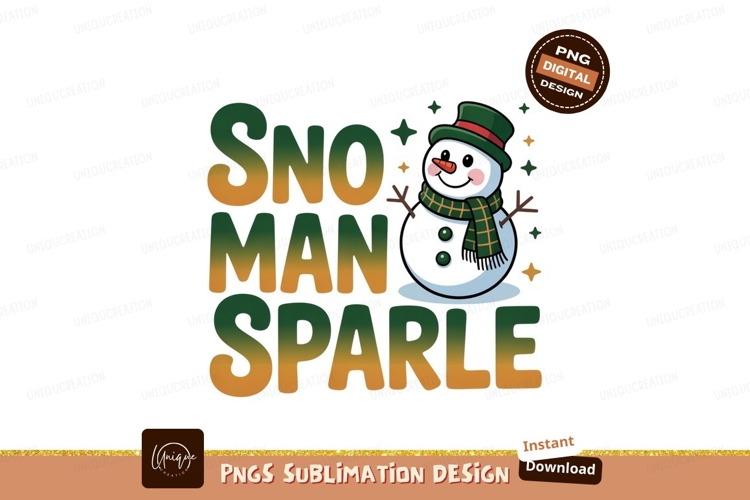 Snowman Sublimation Image 3