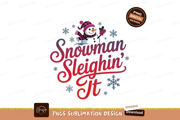 Snowman Sublimation