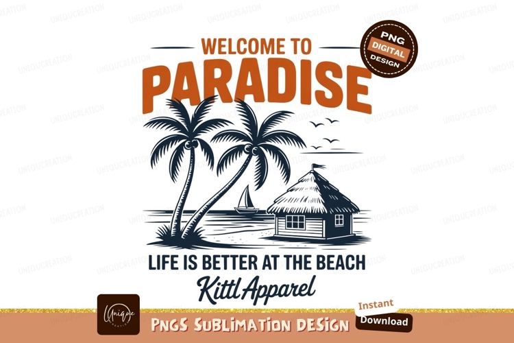 Watercolor Beach Clipart Image 13